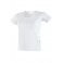 Tee-shirt femme blanc aspect satin Vivitex
